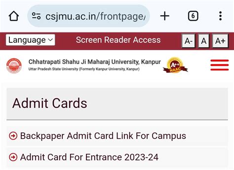 resultsinfo99.com 2024 admit card